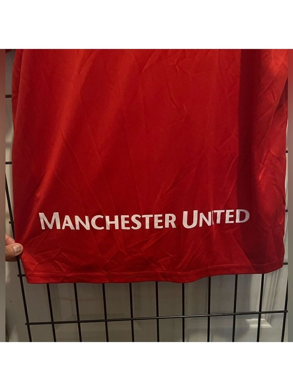 Manchester United Sewn Patch Soccer Jersey Shirt - Picture 6 of 7